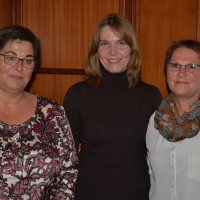 Referentin Mandy Nitschke mit AsF-Vorsitzender Jutta Geldsetzer